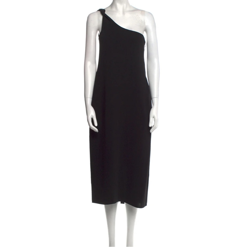 Toteme Black Murcia One Shoulder Dress